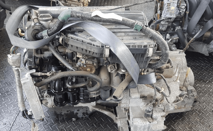 ДВС+КПП HONDA D17A FF AT SLXA RN1 80093 км — КОСА+КОМП